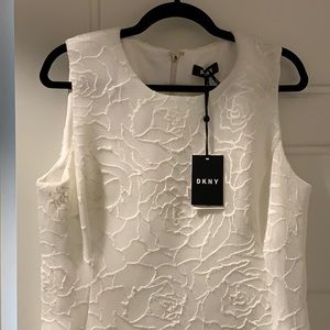 DKNY Ivory A-Line dress
